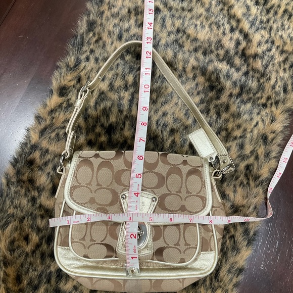 COACH PENNY FLAP TURN LOCK MINI BAG - Picture 3 of 9